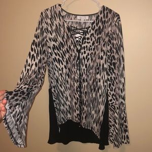 black leopard bring long sleeve